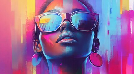 Wall Mural - creative agency banner. creative strategy of digital design for promotion and advertising company in
