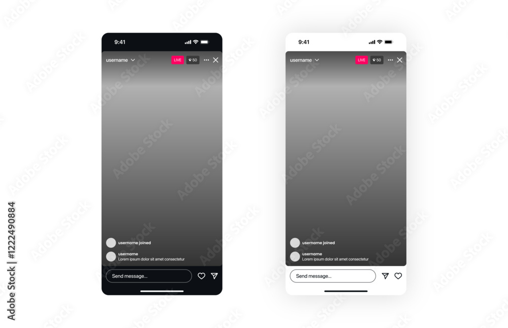 Instagram New Grid Size Template Update 2025 Light And Dark Live