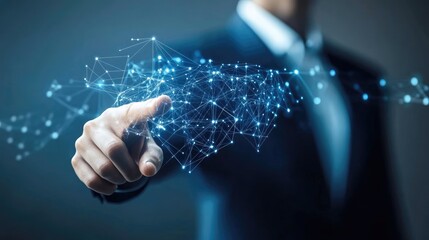 Concept of future digital transformation and Information transfer