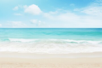 Wall Mural - Beach backgrounds outdoors horizon.