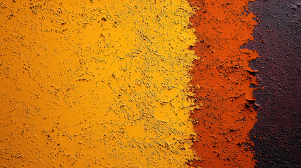 Aufkleber - Vibrant abstract background featuring textured layers in shades of yellow, orange, and brown, creating warm and dynamic visual experience