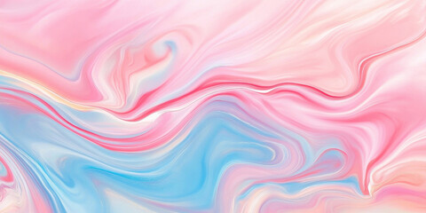 Wall Mural - soft pink and blue swirling abstract background with dynamic flowing patterns