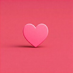 Wall Mural - pink heart