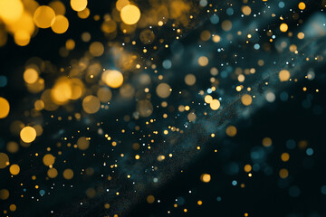 Wall Mural - abstract background representing data particles in a technological environment, each particle convey