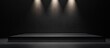 © Kamal - Sleek dark gradient backdrop with a spotlighted stage area centered for showcasing presentations and visuals emphasizing elegance and professionalism