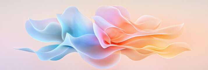 Aufkleber - A serene image of a single blooming orchid petal with intricate veins and subtle color gradients, em