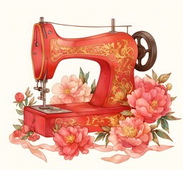 vintage sewing machine