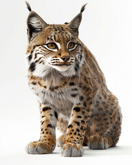 Wall Mural - realistic depiction of an african wildcat showcasing vivid details in natural daylight