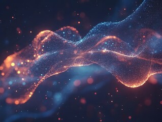 abstract background with stars