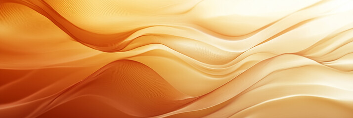 Wall Mural - abstract flowing amber waves with subtle textures