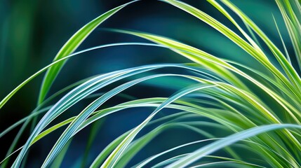 lush green abstracts in natural serenity