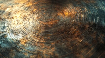 Leinwandbilder - Textured metal surface with dynamic motion effect showcasing rich details and a blurred background for text overlay placement.