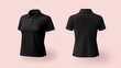© kiki__ - Blank Black Polo Shirt Mockup