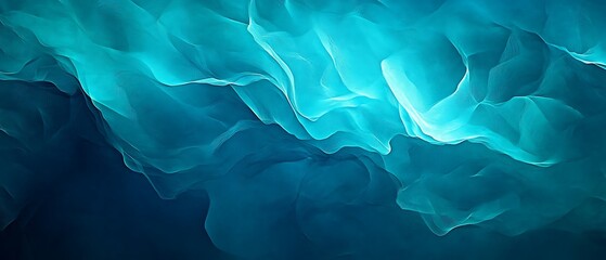 Wall Mural - abstract blue and teal water wave texture web banner