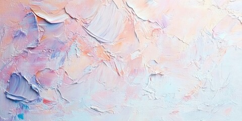 Leinwandbilder - Soft Colored Abstract Texture Canvas with Elegant Layered Design Featuring Negative Space for Text and Creative Applications