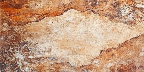 Leinwandbilder - Elegant Earthy Grunge Wallpaper with Blank Space for Text Ideal for Backgrounds and Creative Designs