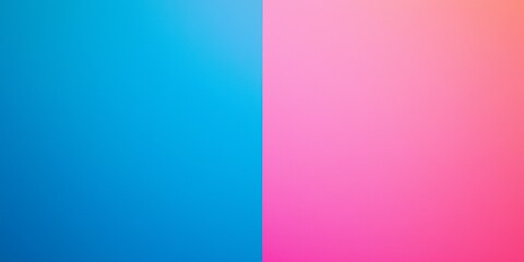 Wall Mural - A gradient image featuring vibrant blue on the left and soft pink on the right, creating a visually appealing contrast.