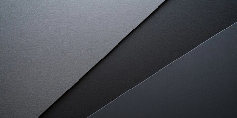 Leinwandbilder - Elegant Dark Gray and Black Paper Texture Background with Empty Space for Text and Design Elements