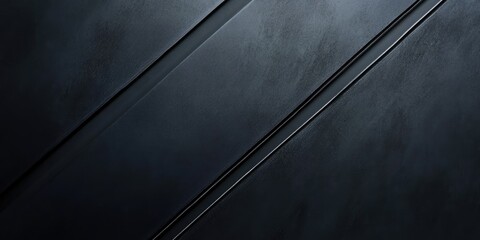 Fototapete - Sophisticated dark steel textured background with diagonal lines and ample empty space for customizable text or graphics