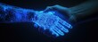 © felix_brönnimann - Digital handshake between human hand and robotic hand, symbolizing collaboration between technology and humanity in artificial intelligence and innovation fields.