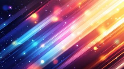 Fototapete - An abstract background featuring a financial graph with diagonal lines and glowing data points, emphasizing the concept of investment growth and opportunity