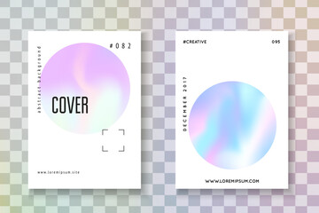 Wall Mural - minimalist fluid. colourful retro template. pink gradient cover. plastic effect. graphic banner. neo