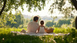 © sommersby - Father and Daughter Enjoying a Sunny Picnic in the Park