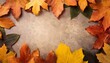 © Ghaffar stocks - autumn leaves on a wooden background