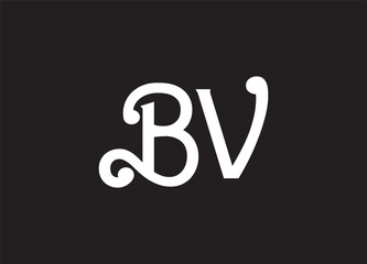 BV Abstract Letters Logo Monogram