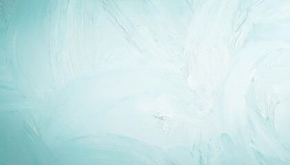 Fototapete - soft abstract texture with light turquoise brushstrokes on textured surface, ideal for background, web design, or minimalist art

