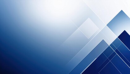 Poster - abstract blue geometric background with diagonal lines and overlapping transparent rectangles, suitable for modern business design, digital presentation