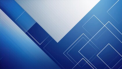 Fototapete - abstract blue geometric background with diagonal lines and overlapping transparent rectangles, suitable for modern business design, digital presentation