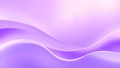 Leinwandbilder - An abstract lavender and purple background featuring smooth, flowing lines and gentle waves. The soft gradient transitions create a serene and elegant visual effect