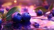 © Milena - blueberry close up, Generative AI, food