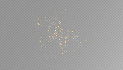 Wall Mural - shiny golden particles.golden blurred particles.golden dust. glitter background.