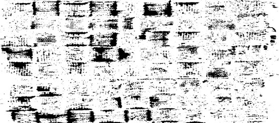 Wall Mural - monochrome texture composed of irregular graphic elements. distressed uneven grunge background. abst