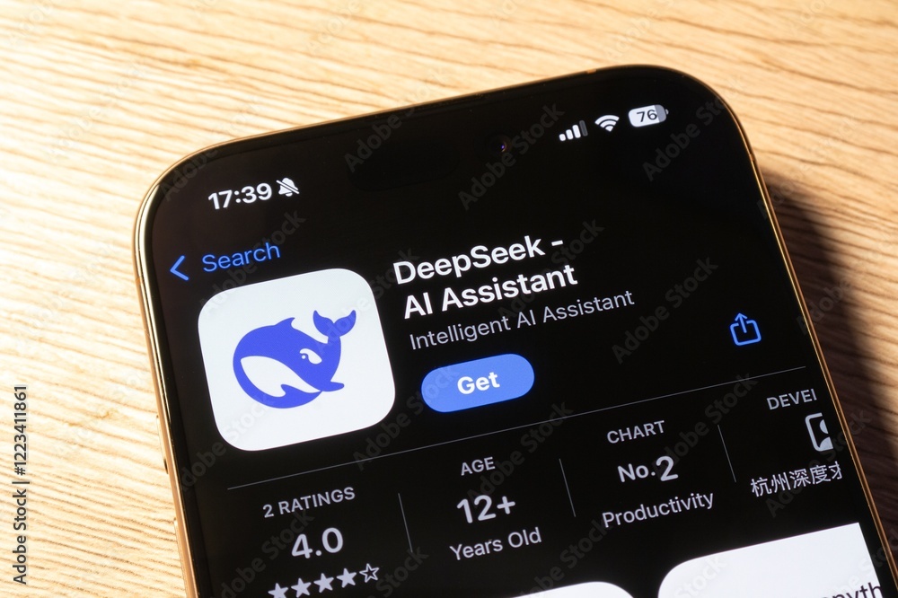 App store with DeepSeek AI Assistant, popular Chinese artificial ...