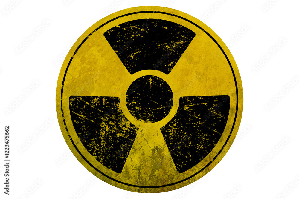 Danger yellow vector signs. Radiation sign, Biohazard sign, Toxic sign ...