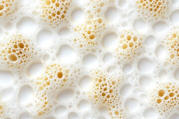 Wall Mural - Abstract pattern of foamy bubbles with porous texture and light design elements