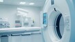 © MutshI - A high-resolution medical imaging scanner with a modern interface in a clean, professional healthcare setting, featuring advanced diagnostic capabilities