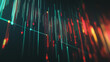 © Teeraphon - Abstract black background with Colorful charts and graphs with statistics to innovative analyze business potential and forecast future development of companies growth.