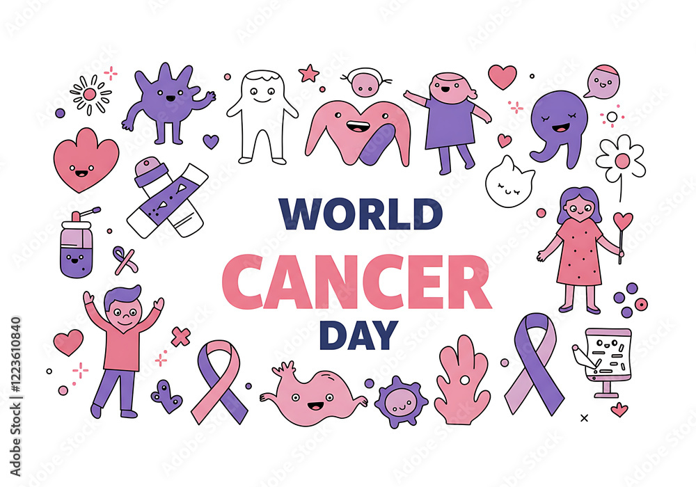 Illustrate the significance of World Cancer Day through engaging ...