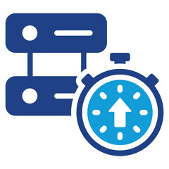 Sticker - Efficient Data Center Dual Tone Icon