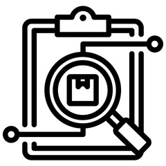 Sticker - Product Traceability Outline Icon