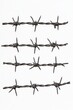 © vefimov - Barbed wire fence symbolizing danger, security and war.