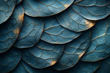 Mosaic pattern of cells and veins