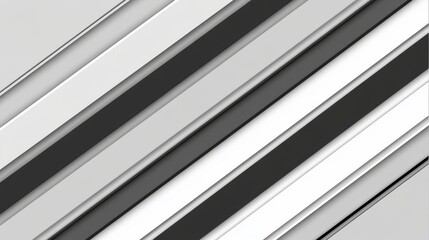 Wall Mural - abstract stripes in modern white and gray color scheme