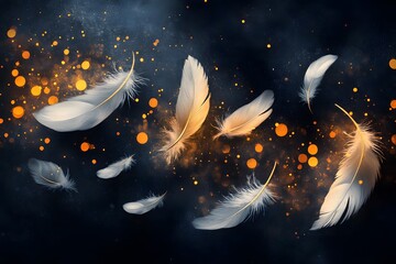 abstract background with stars