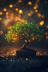 tree in the night