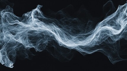 AI algorithms visualized as a flowing stream of binary codes and graphs.